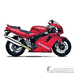 Kawasaki ZXR750 1992 - Red