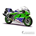 Kawasaki ZXR750R 1994 - Green