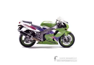 Decals for Kawasaki ZXR750 1995 - Green • Kawasaki OEM Decals