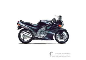 Decals for Kawasaki ZZR600 1992 - Ebony • Kawasaki OEM Decals