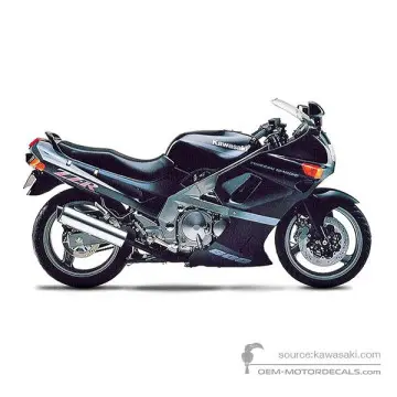 Kawasaki ZZR600 1992 - Ebony - Ebony