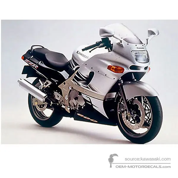Kawasaki ZZR600 1997 - Silber - Galaxy Silver