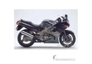 Decals for Kawasaki ZZR600 1998 - Ebony • Kawasaki OEM Decals
