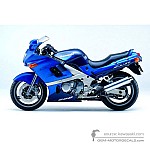 Kawasaki ZZR600 2001 - Blauw