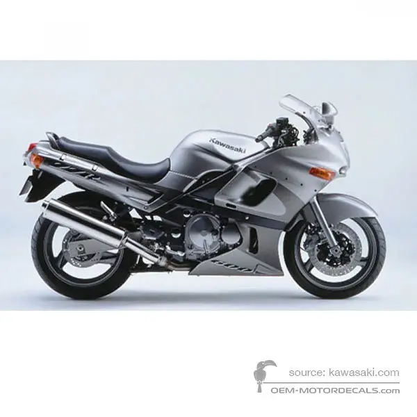 Kawasaki ZZR600 2002 - Silber - Metallic Phantom Silver / Gray Stone Metallic