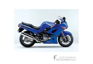 Decals for Kawasaki ZZR600 2003 - Blue • Kawasaki OEM Decals