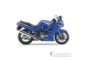 Decals for Kawasaki ZZR600 2004 - Blue • Kawasaki OEM Decals