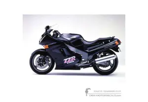 Decals for Kawasaki ZZR1100 1991 - Black • Kawasaki OEM Decals