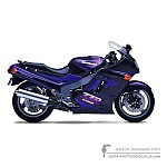 Kawasaki ZZR1100 1991 - Violett