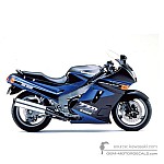 Kawasaki ZZR1100 1990 - Azul