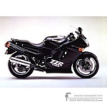 Kawasaki ZZR1100 1992 - Zwart