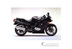 Decals for Kawasaki ZZR1100 1992 - Black • Kawasaki OEM Decals