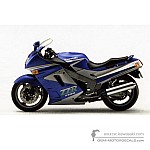 Kawasaki ZZR1100 1992 - Zilver