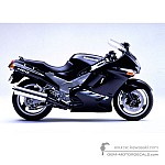 Kawasaki ZZR1100 1993 - Schwarz