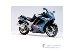 Decals for Kawasaki ZZR1100 1993 - Green • Kawasaki OEM Decals