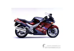 Decals for Kawasaki ZZR1100 1994 - Red • Kawasaki OEM Decals