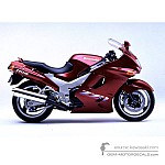 Kawasaki ZZR1100 1994 - Rot