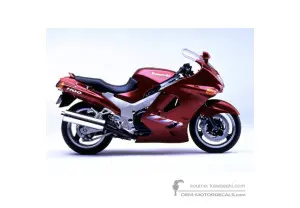 Decals for Kawasaki ZZR1100 1994 - Red • Kawasaki OEM Decals