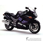 Kawasaki ZZR1100 1995 - Black