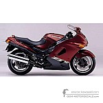 Kawasaki ZZR1100 2001 - Red