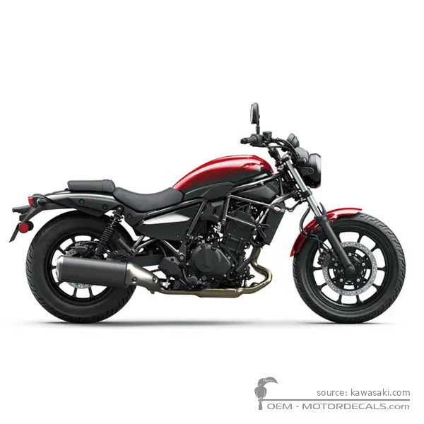 Kawasaki ELIMINATOR 500 2026 - Metallic Imperial Red / Ebony
