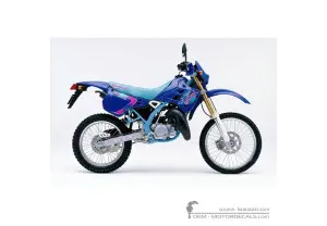 Decals for Kawasaki KDX125 1990 • Kawasaki OEM Decals