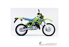 Naklejki do Kawasaki KDX125 1990 • Kawasaki Naklejki OEM