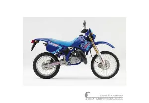Decals for Kawasaki KDX125 1991 • Kawasaki OEM Decals