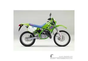 Decals for Kawasaki KDX125 1991 • Kawasaki OEM Decals
