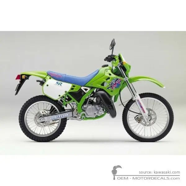 Kawasaki KDX125 1991 - Lime Green