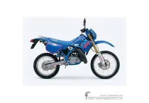 Decals for Kawasaki KDX125 1992 • Kawasaki OEM Decals
