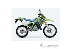 Naklejki do Kawasaki KDX125 1993 • Kawasaki Naklejki OEM
