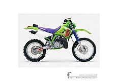 Stickers voor Kawasaki KDX200 1995 • Kawasaki OEM Stickers