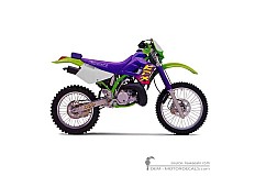 Stickers voor Kawasaki KDX200 1996 • Kawasaki OEM Stickers
