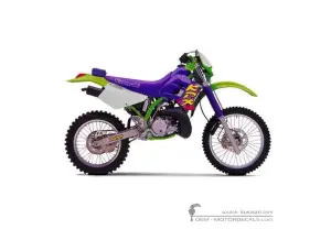 Decals for Kawasaki KDX200 1996 • Kawasaki OEM Decals