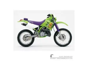 Decals for Kawasaki KDX200 1998 • Kawasaki OEM Decals