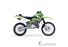 Stickers voor Kawasaki KDX200 2002 • Kawasaki OEM Stickers