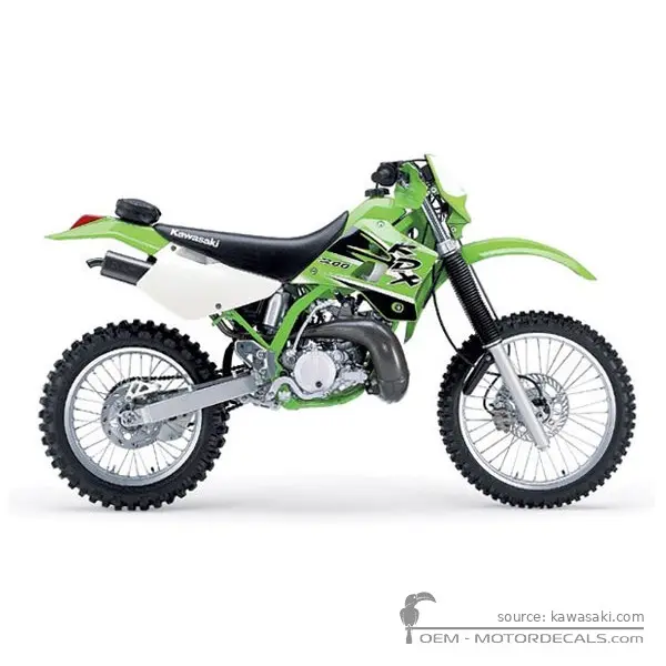 Kawasaki KDX200 2002 - Lime Green