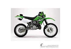 Stickers voor Kawasaki KDX200 2005 • Kawasaki OEM Stickers