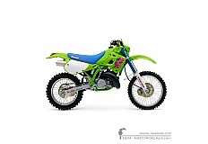 Naklejki do Kawasaki KDX250 1992 • Kawasaki Naklejki OEM