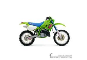 Decals for Kawasaki KDX250 1992 • Kawasaki OEM Decals