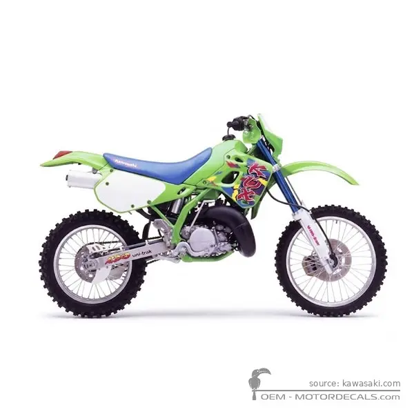 Kawasaki KDX250 1994 - Lime Green