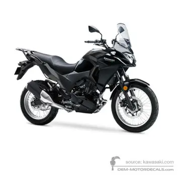 Kawasaki KLE300 VERSYSX 2018 - Negro - Metallic Spark Black