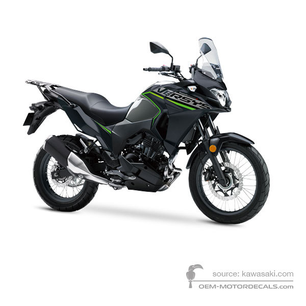 Decals for Kawasaki KLE300 VERSYSX 2019 - Gray • Kawasaki OEM Decals