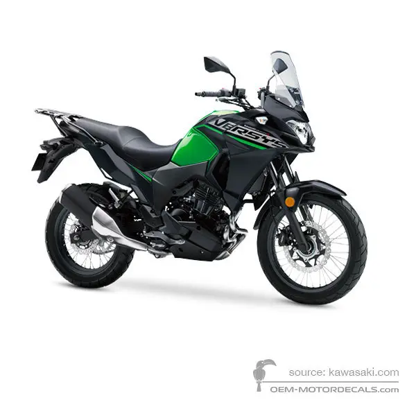 Kawasaki KLE300 VERSYSX 2019 - Verde - Candy Lime Green / Metallic Flat Spark Black