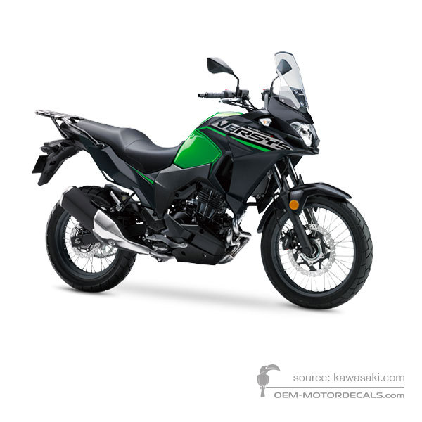 Decals for Kawasaki KLE300 VERSYSX 2023 - Green • Kawasaki OEM Decals