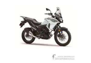 Decals for Kawasaki KLE300 VERSYSX 2020 - White • Kawasaki OEM Decals