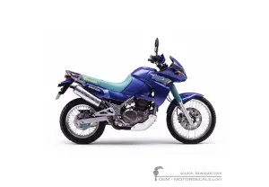 Pegatinas para Kawasaki KLE 500 1992 • Kawasaki Pegatinas OEM