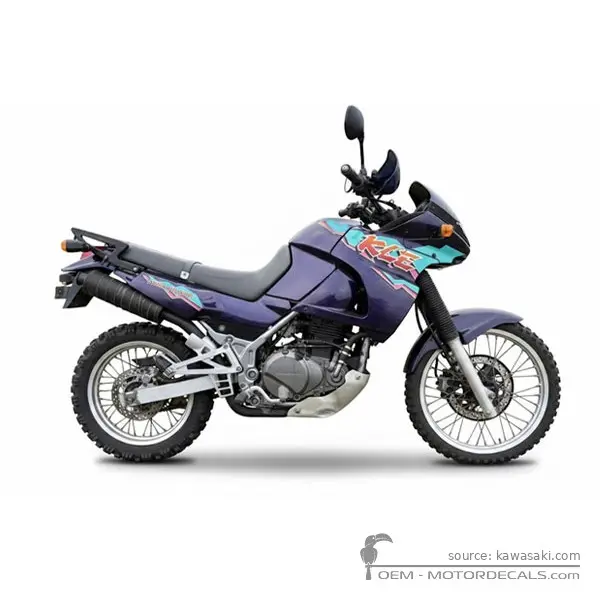Kawasaki KLE 500 1993 - Kings Violet / Metallic Violet Royal