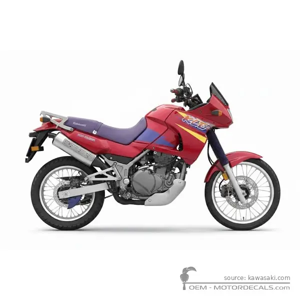 Kawasaki KLE 500 1996 - Candy Persimmon Red